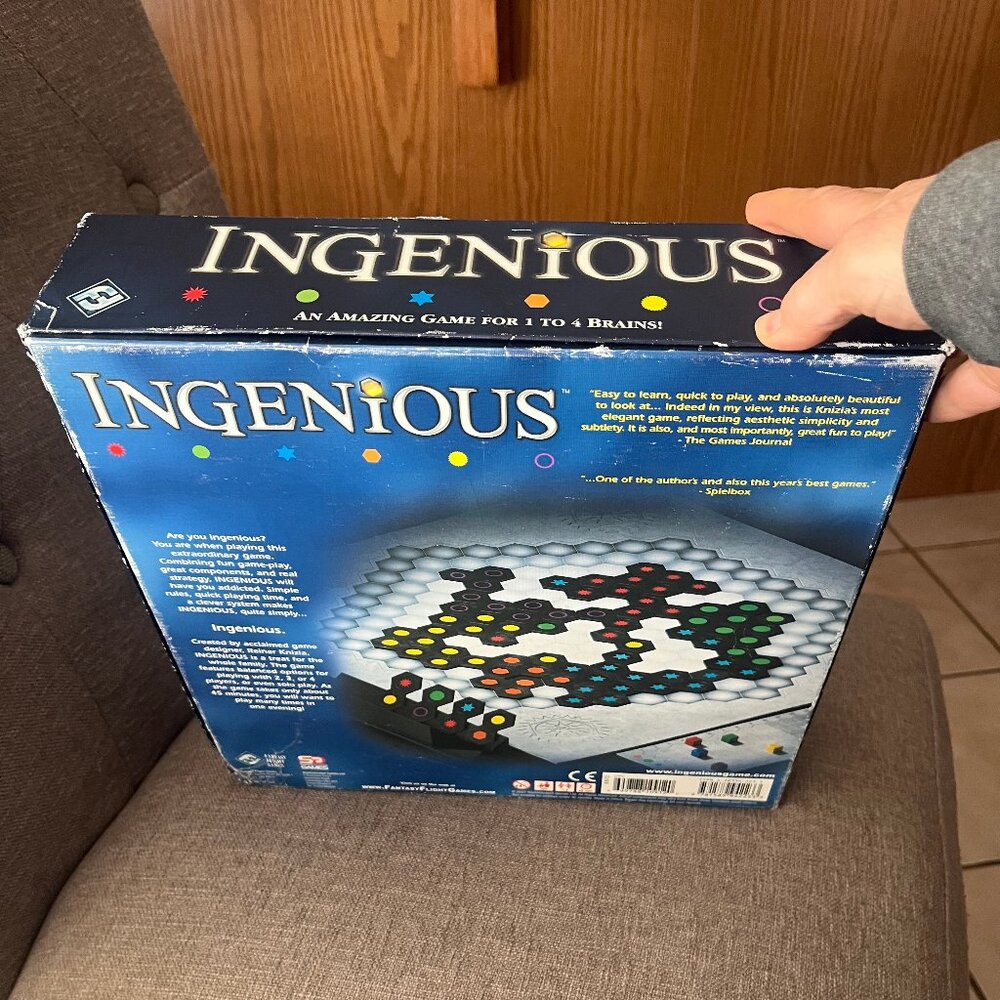 Ingenious Board Game (2004 Game of the Year Finalist) - 100% Complete!